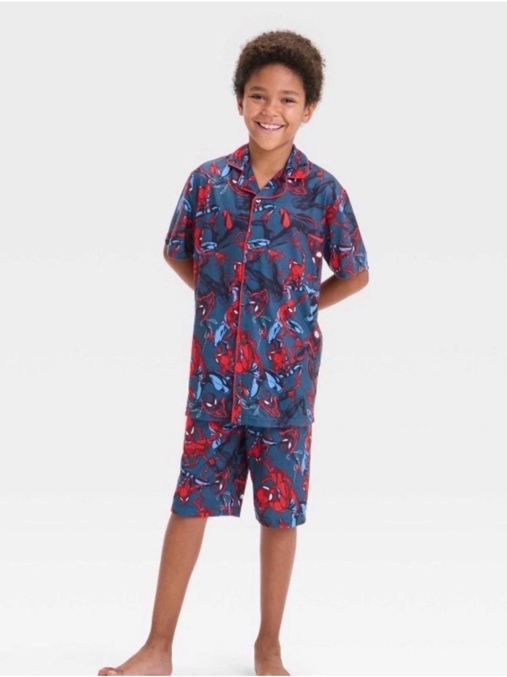 Boys' Spider-Man Pajama Set -Gray 4/5 NWT